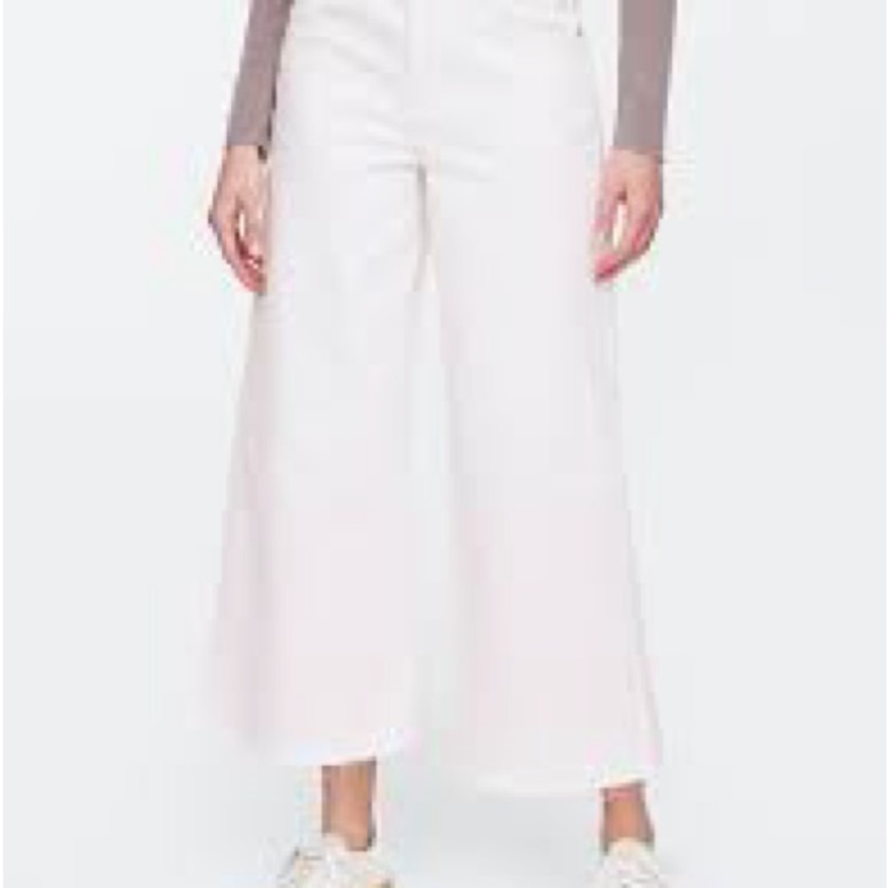 Banana Republic high-rise, wide-leg crop jeans